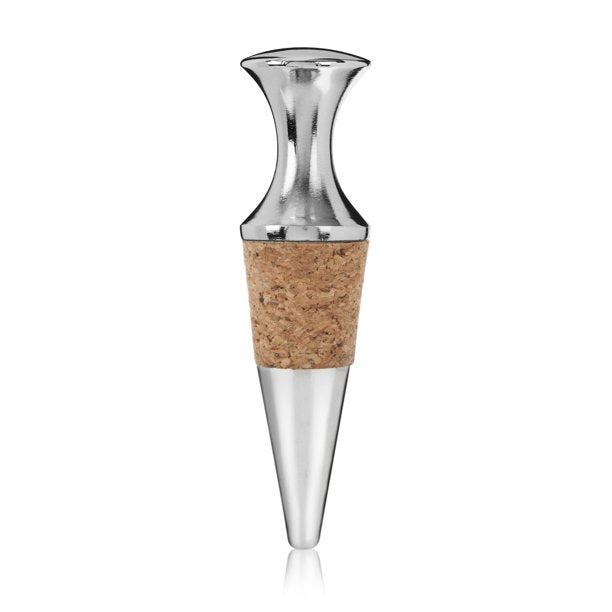 Chrome Plated/Cork Bottle Stopper