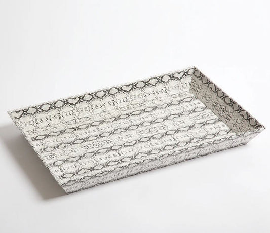 Python Leatherette Tray