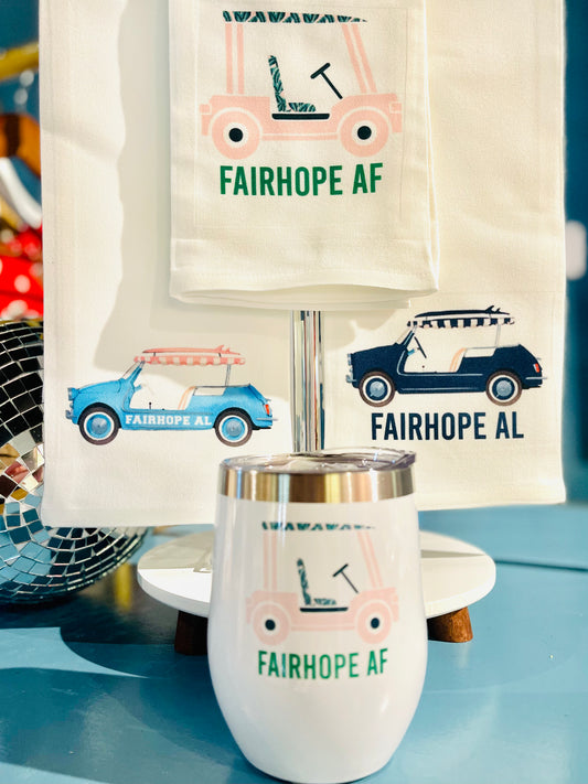 Fairhope AL Navy Beach Cruiser Kitchen Towel