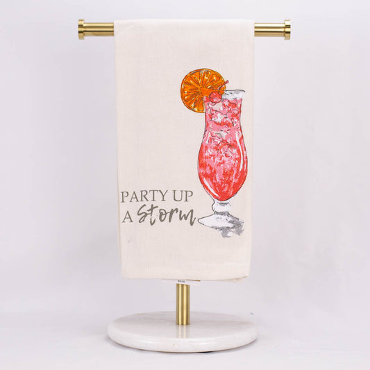 Party Up A Storm Kitchen Towel