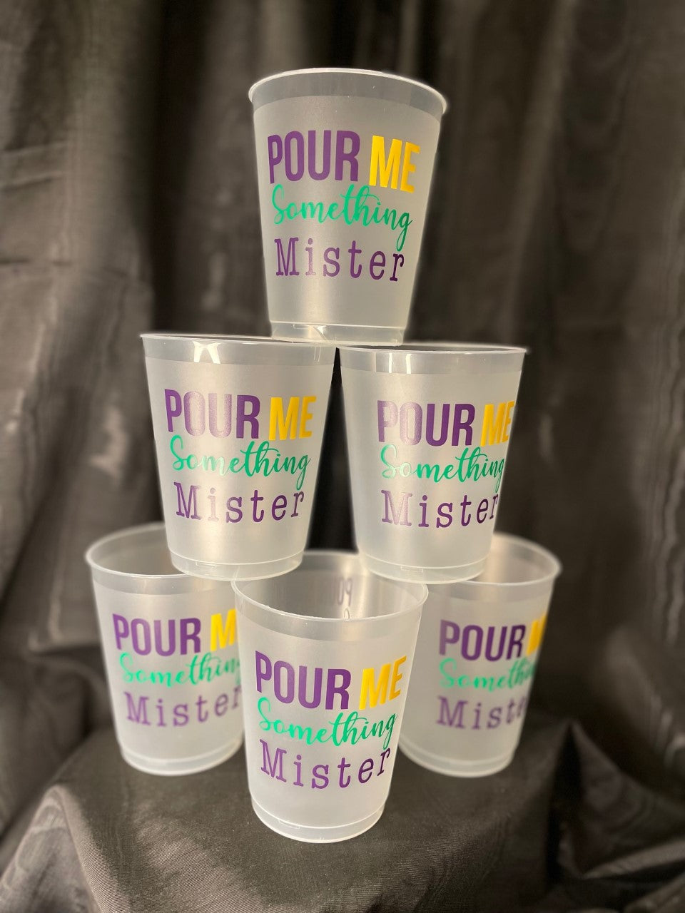 Pour Me Something Mister Cups