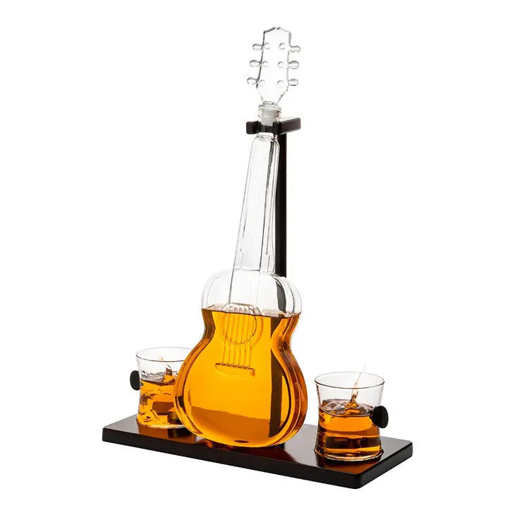 Guitar Whiskey Decanter Set