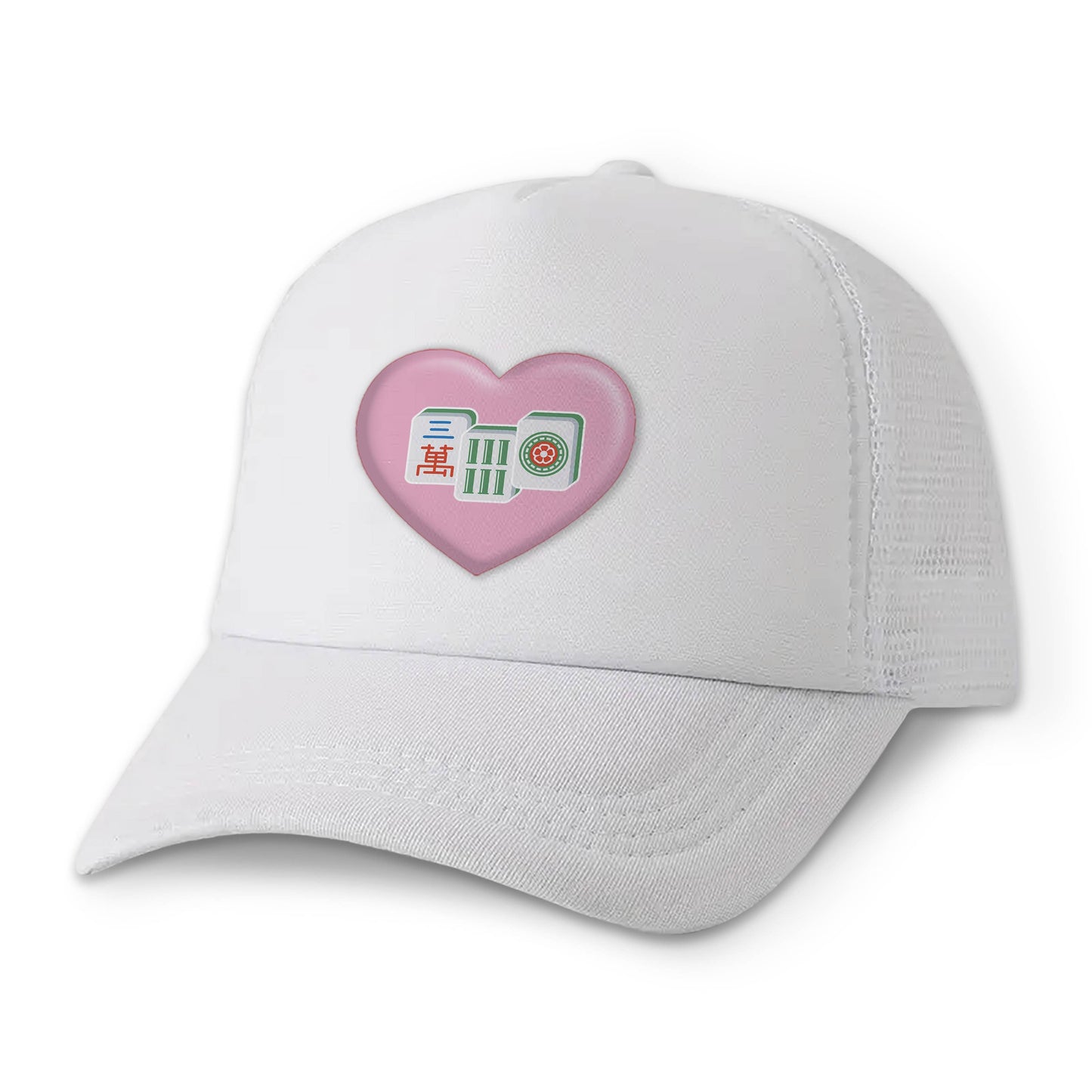 Hat- Heart with Mahjong Tiles