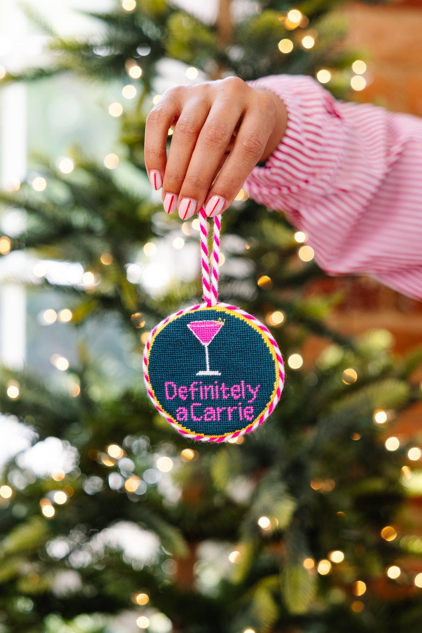 Needlepoint Ornament - Carrie