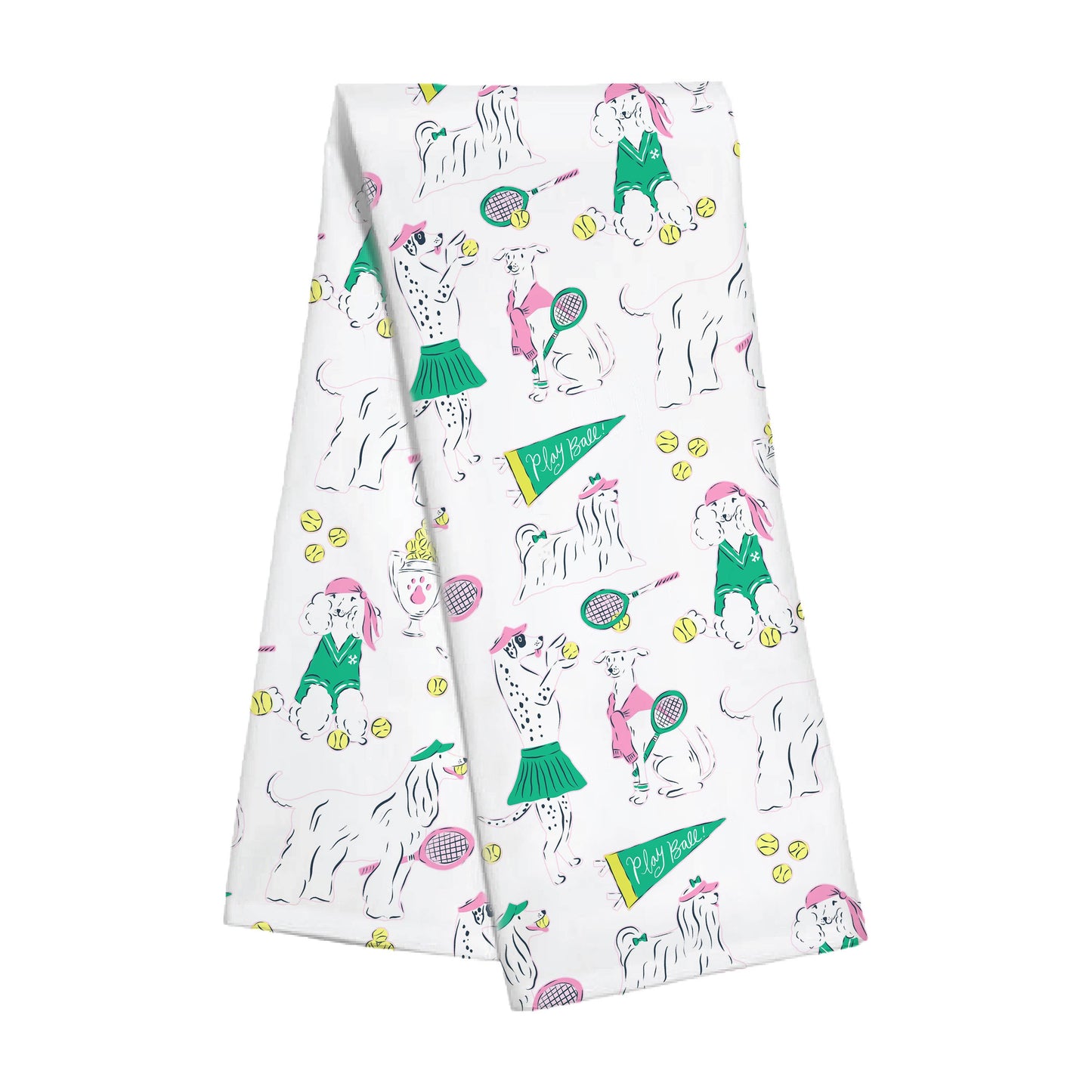 Kitchen Towel- Tennis Pups