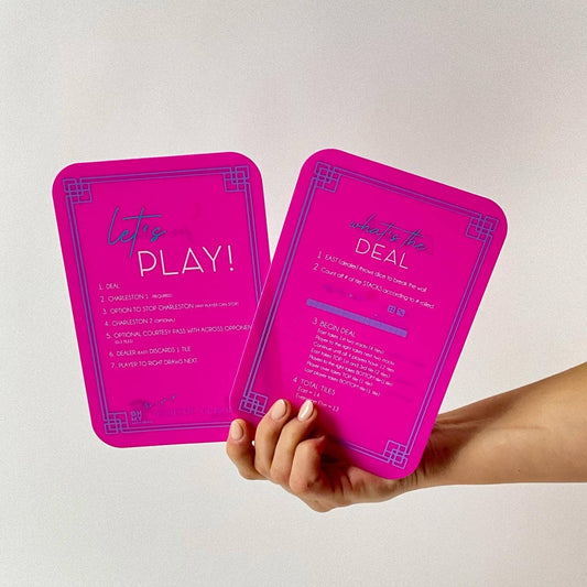 Pink Mahjong Tile Shufflers