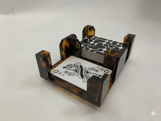 Acrylic Card Spinner - Tortoise
