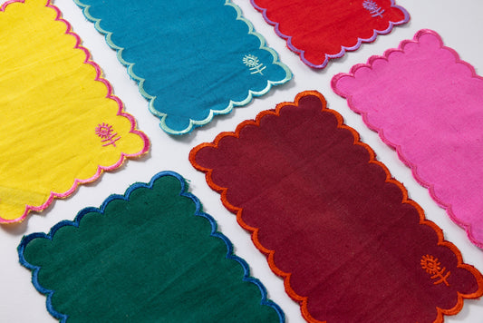 Icon Linen Cocktail Napkins S/6