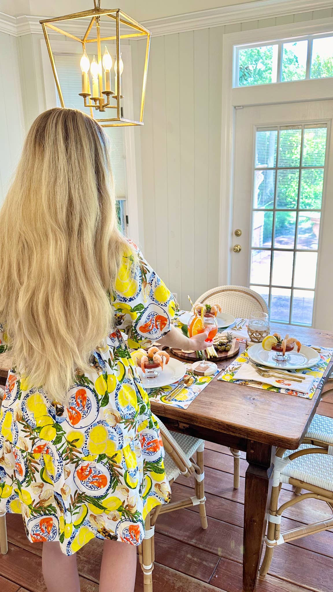 Lemon Santorini Dress