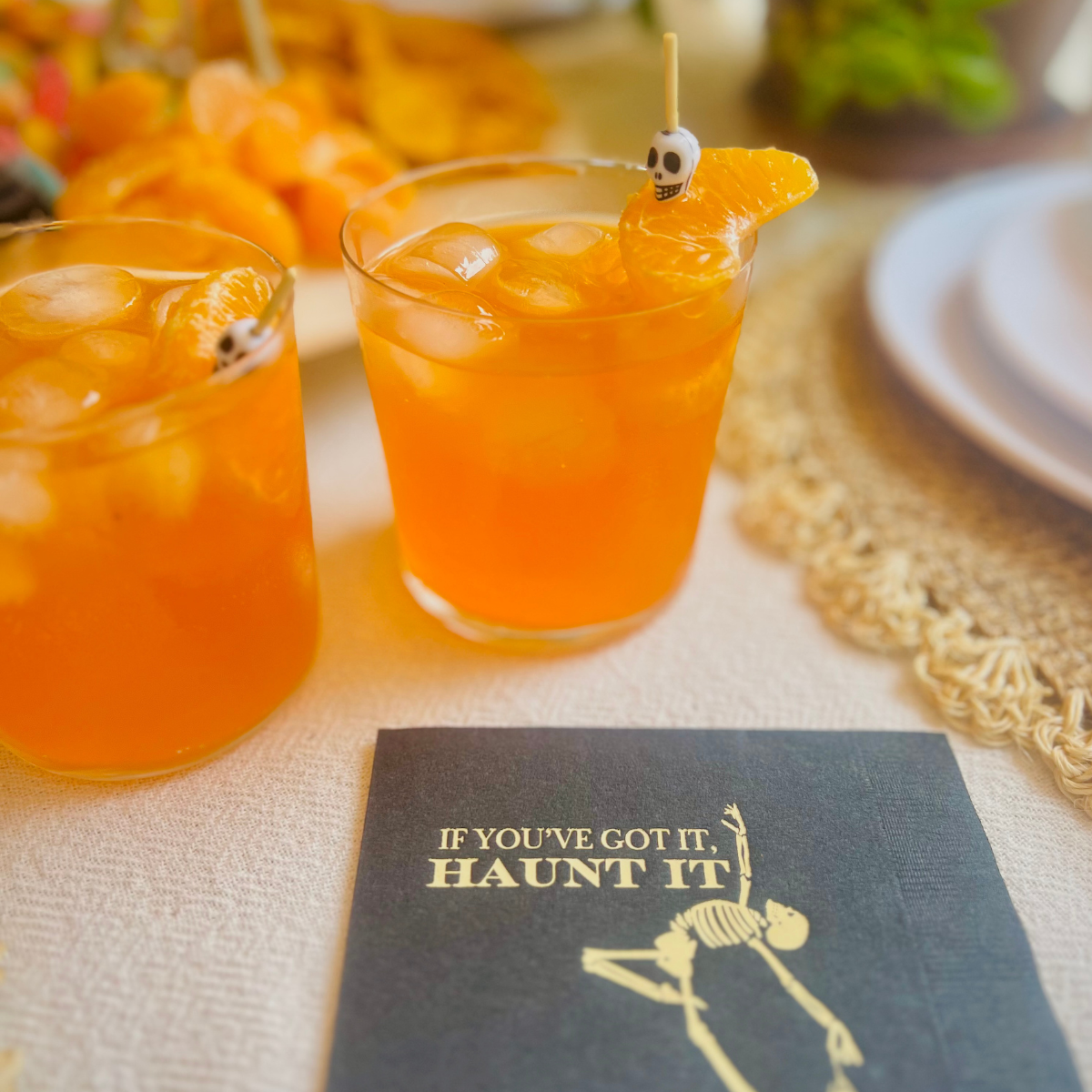 If You've Got It Haunt It Halloween Cocktail Paper Napkins