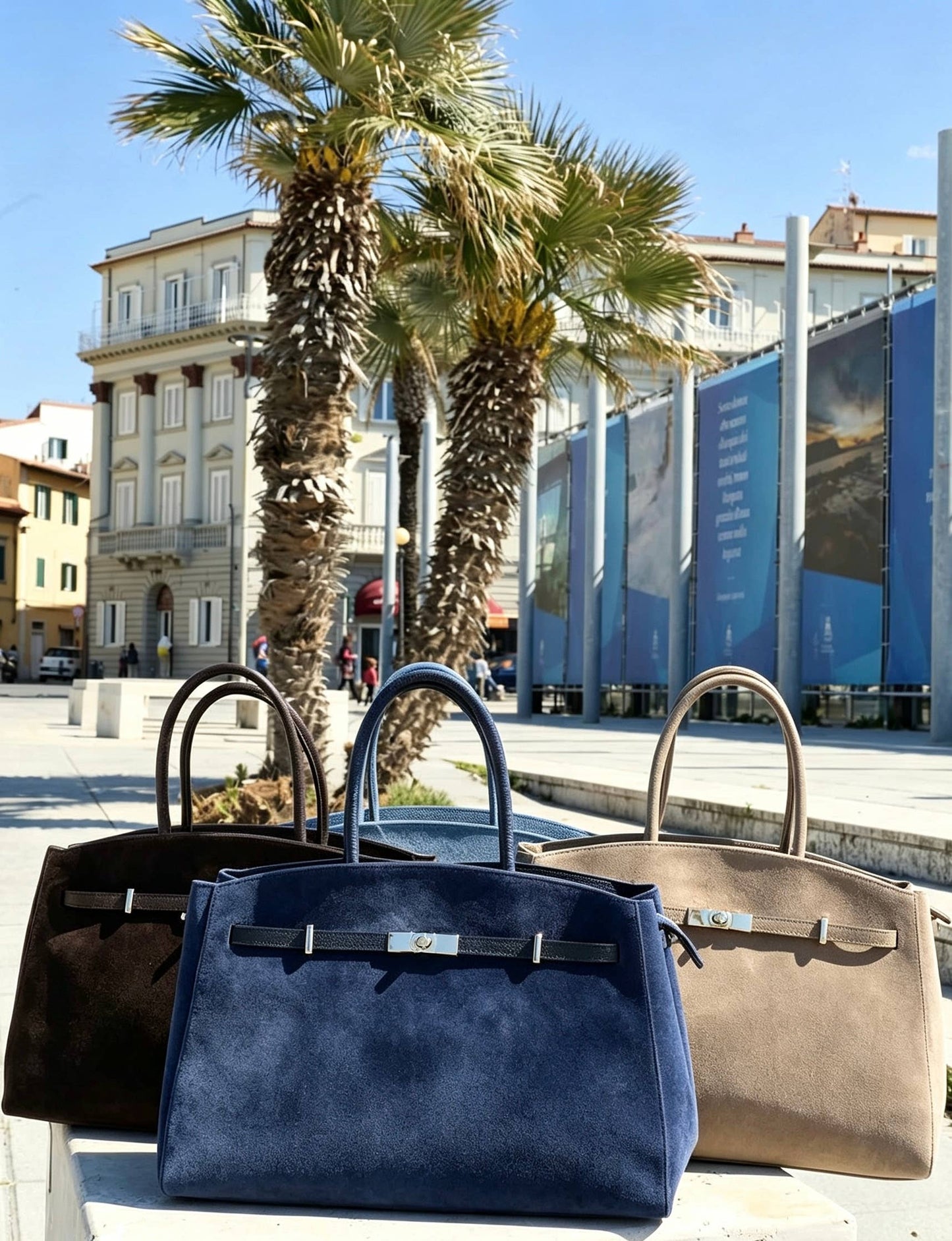 Italian Suede Tote