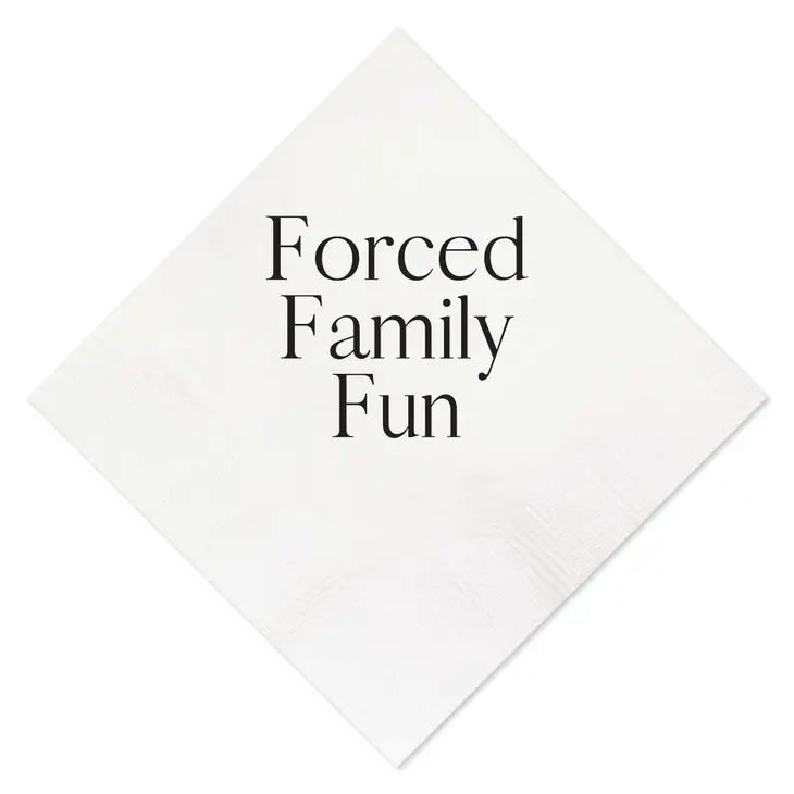 Forced Family Fun Cocktail Napkins