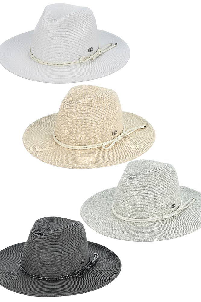 Leather String Rope Band Hat