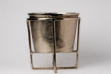 Load image into Gallery viewer, Silver Wine Cooler On Stand
