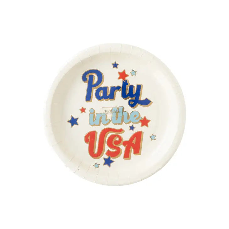 Party In The USA Paper Plate