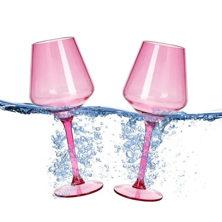 Acrylic Floating Wine Glass – Interwoven