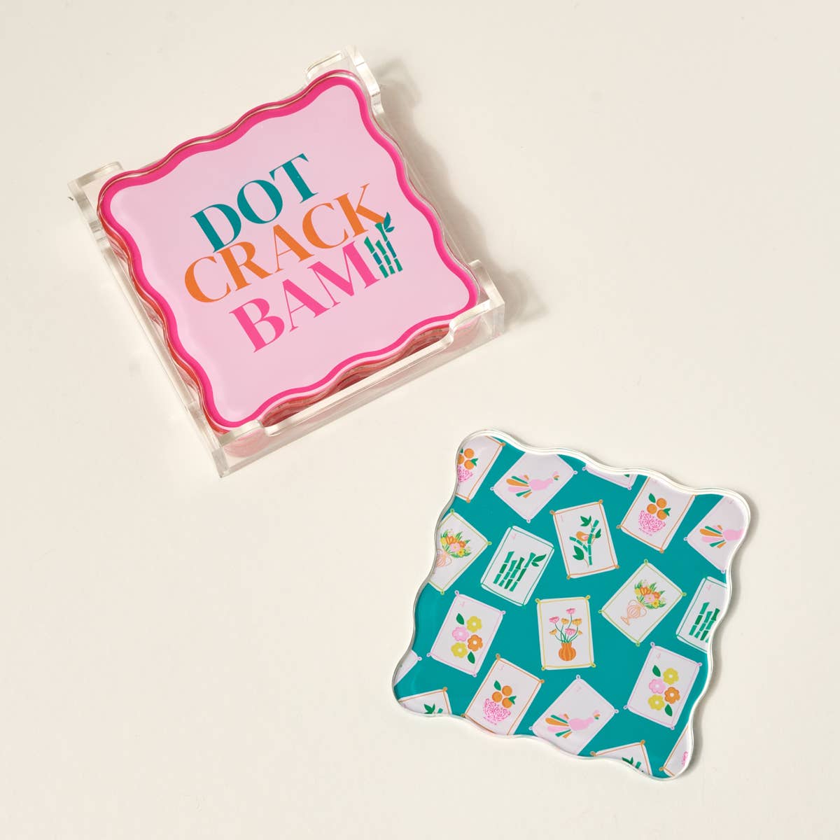 Coaster Set–It's Mahj Time