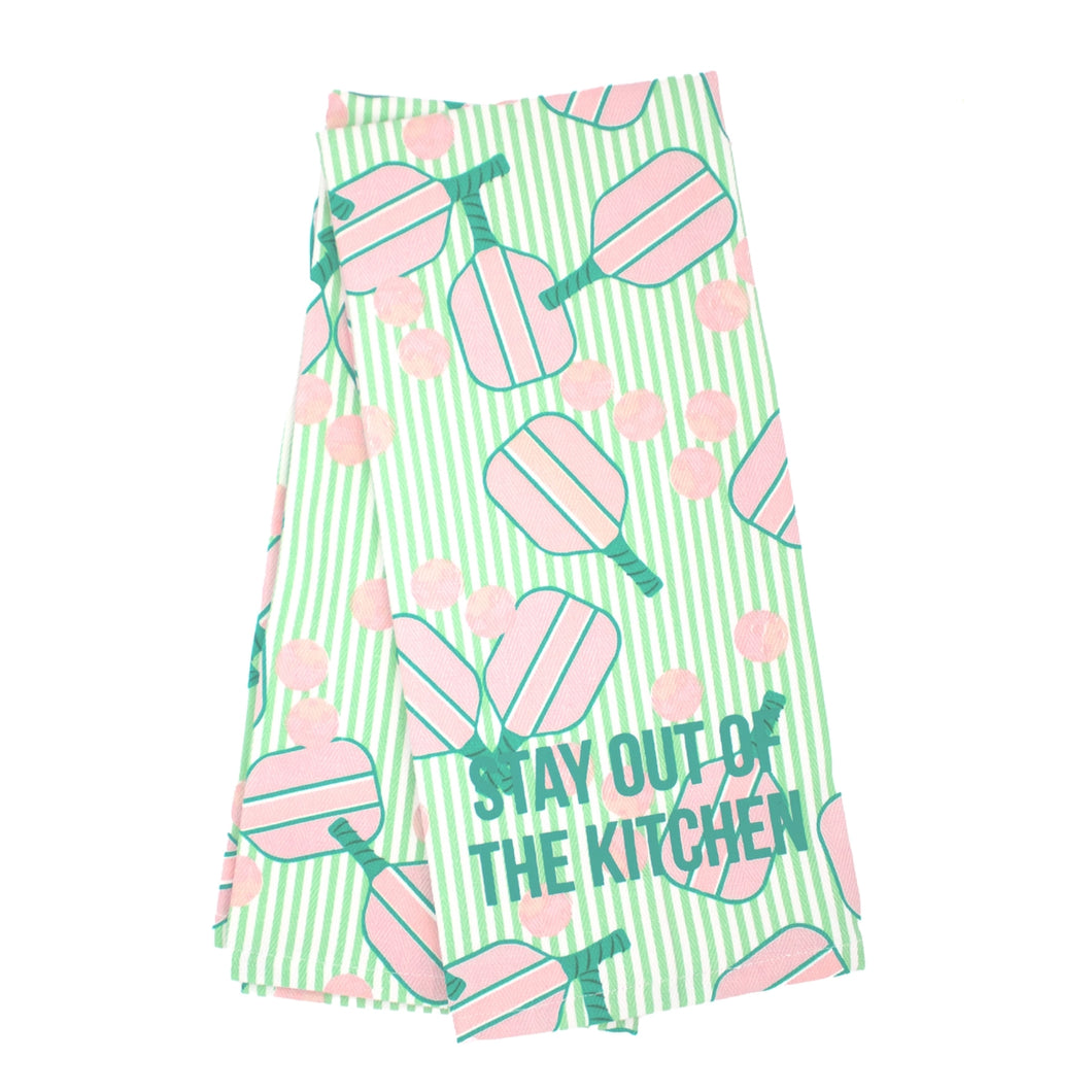 Pickleball Stripe Kitchen Towel Set