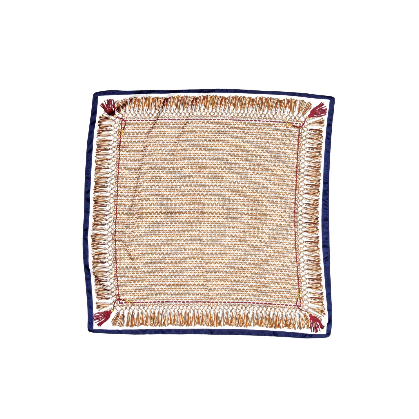 Tassel Print Silky Bandana