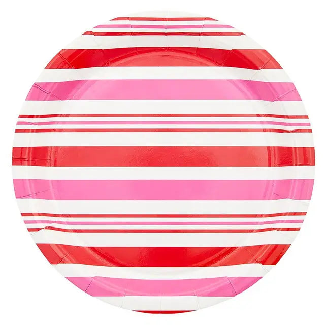 Stripes Paper Plates