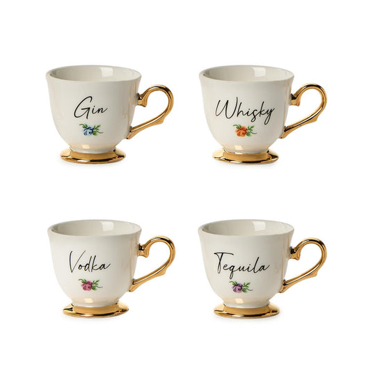 Teacup Shot Glasses in Gift Box