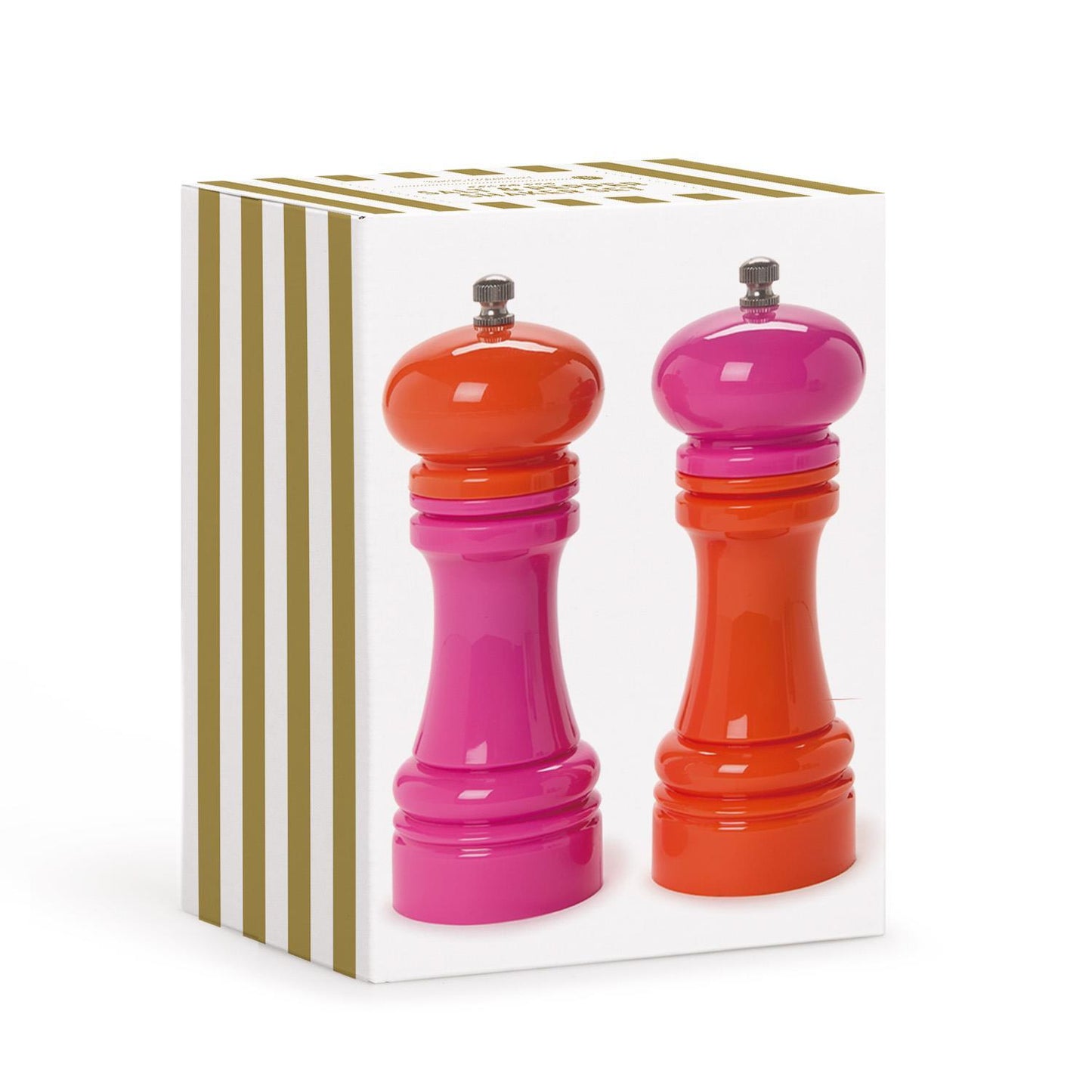 Color Pop Salt and Pepper Acrylic Grinder Mill