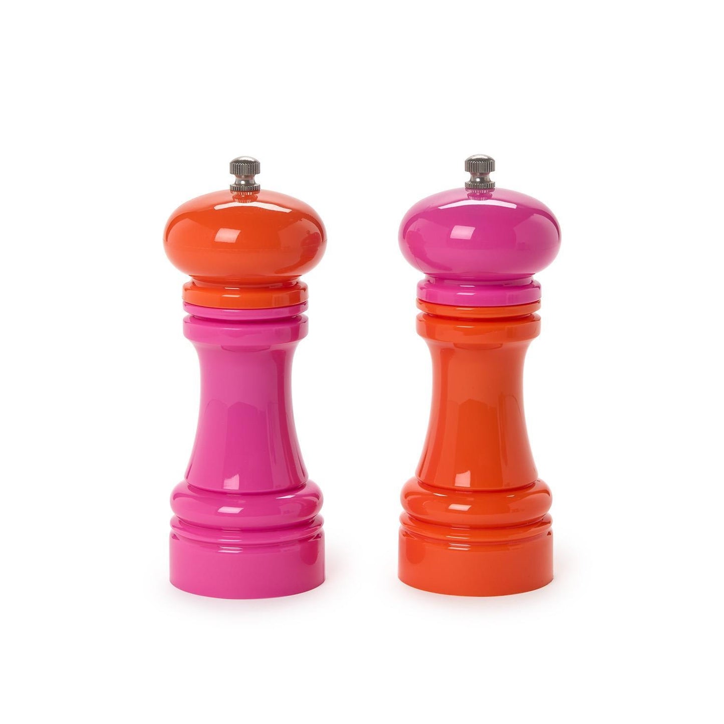 Color Pop Salt and Pepper Acrylic Grinder Mill
