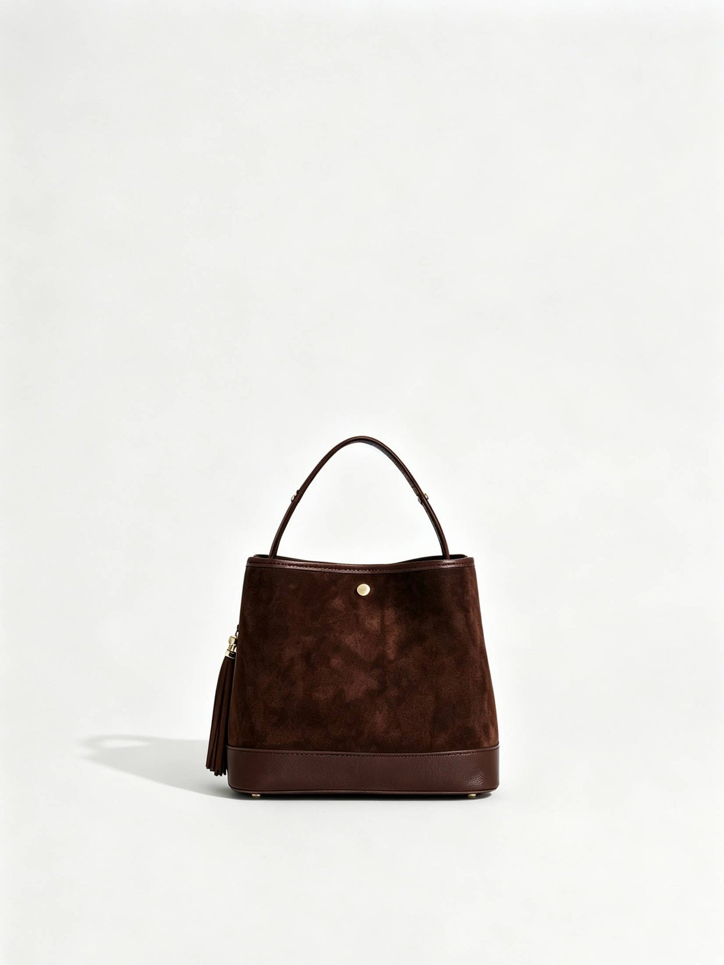Italian Suede Bucket Bag