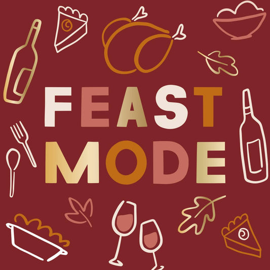 Fall Party Cocktail Funny Napkins | Feast Mode - Foil