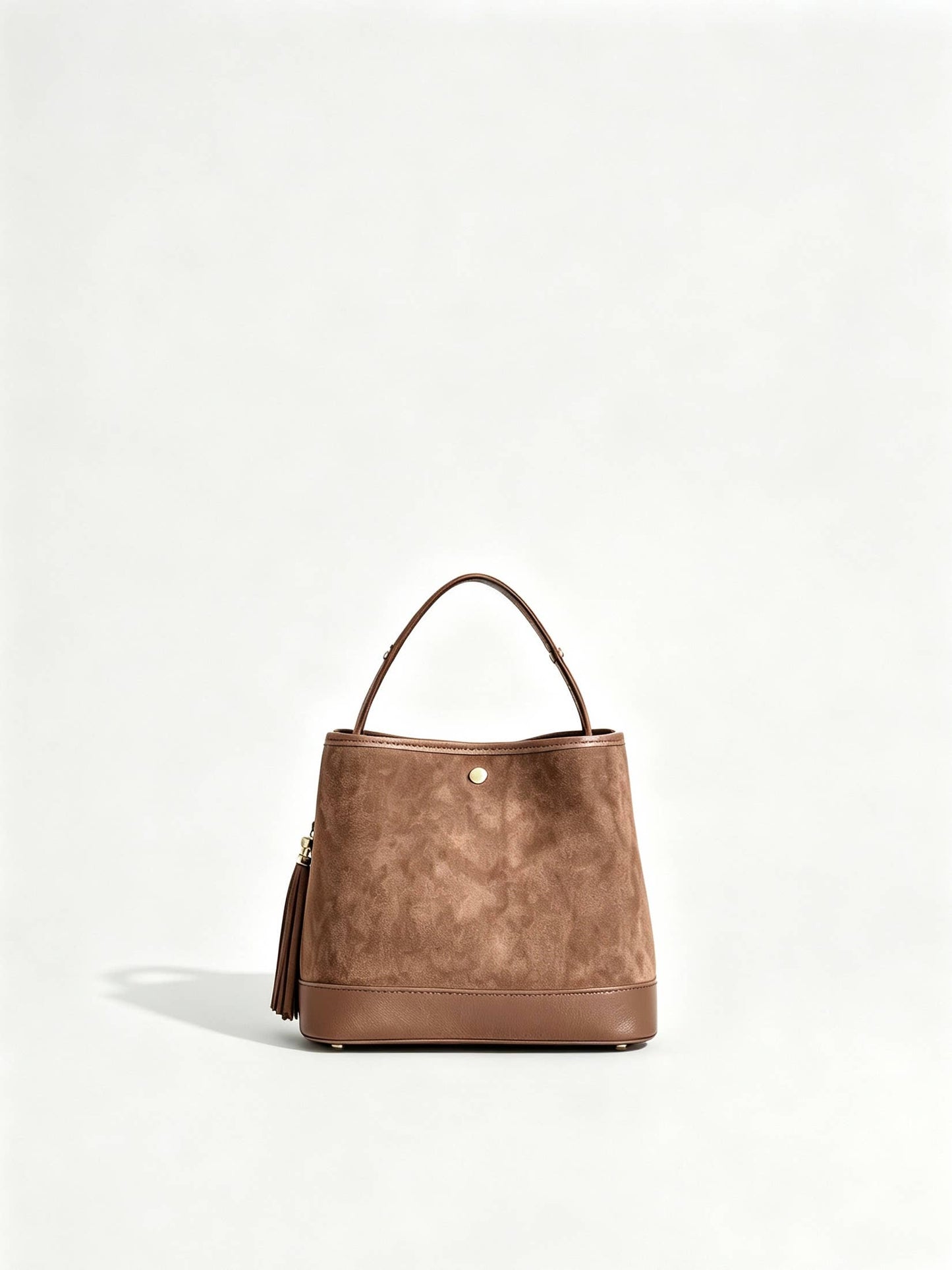 Italian Suede Bucket Bag