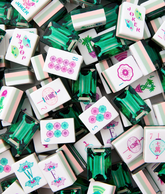 Emerald Mahjong Tiles