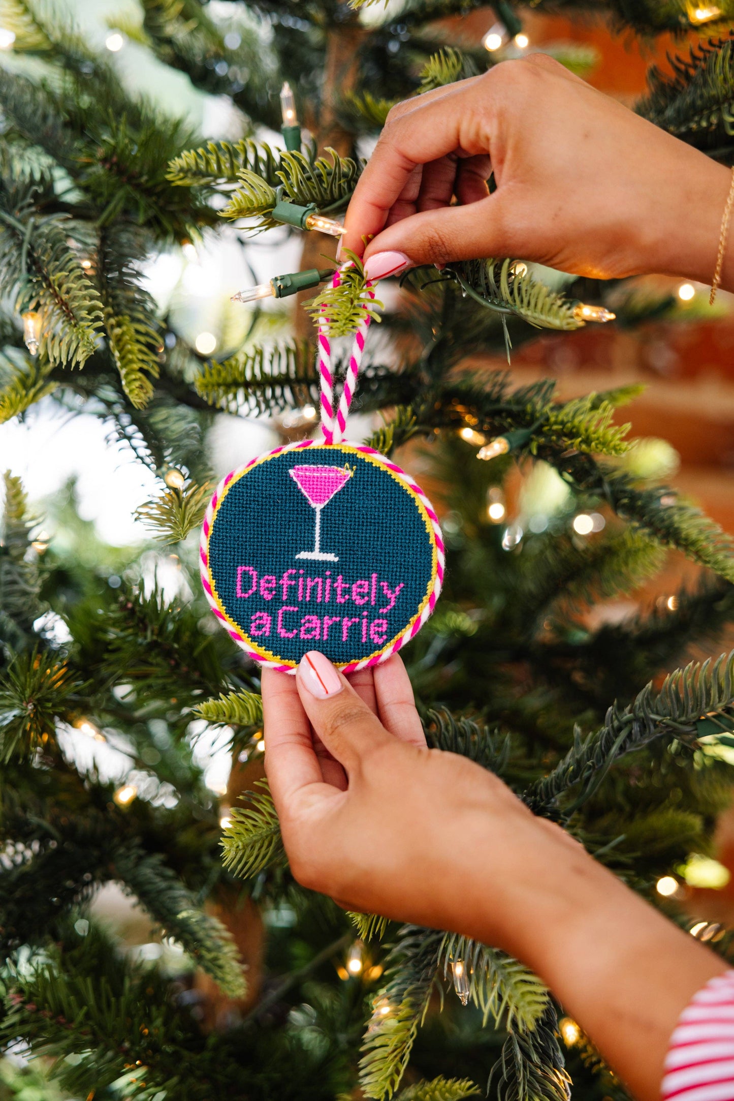 Needlepoint Ornament - Carrie