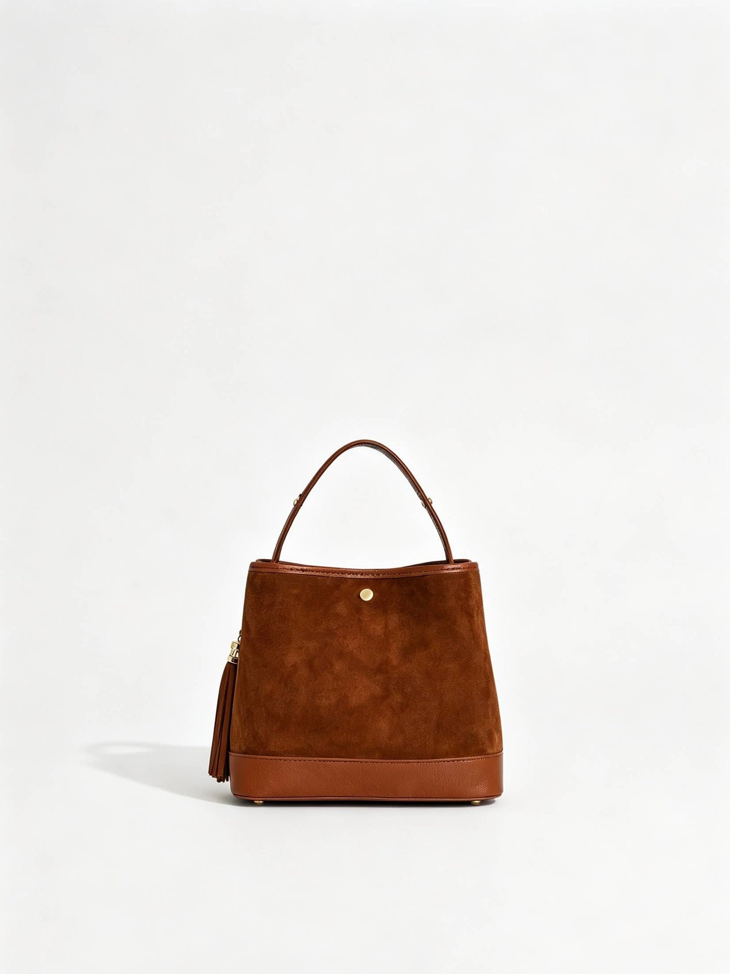 Italian Suede Bucket Bag