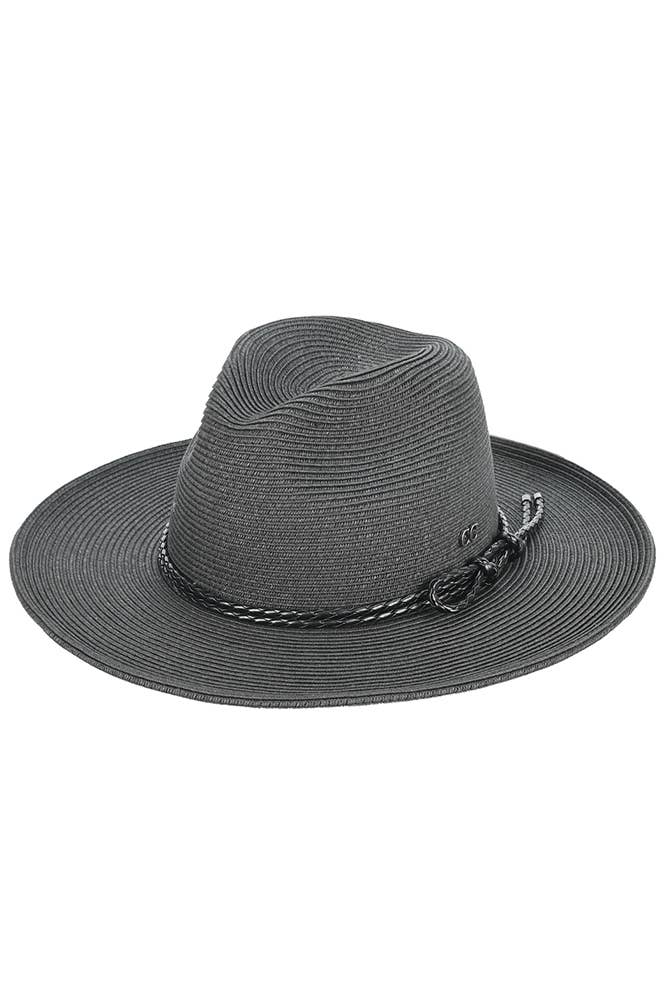 Leather String Rope Band Hat