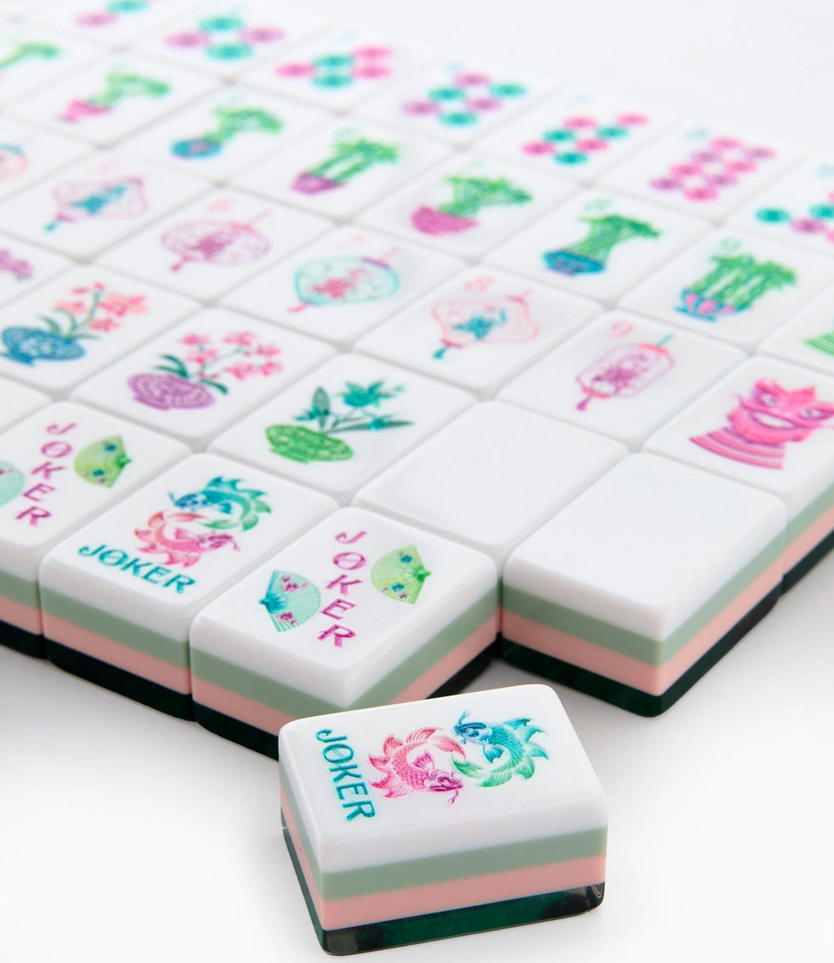 Emerald Mahjong Tiles