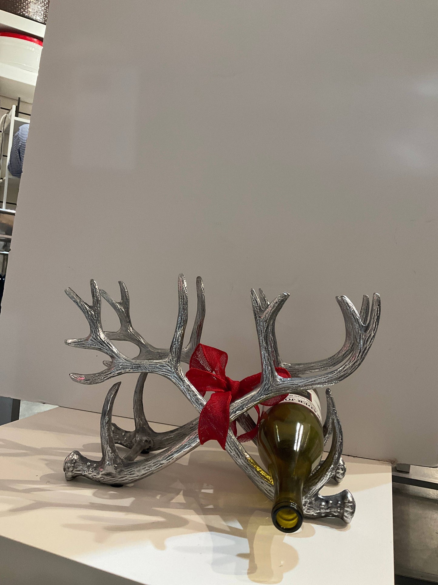 Alum Antler Wine Rack 5 Btl,