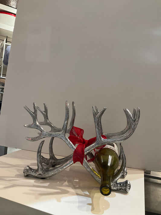 Alum Antler Wine Rack 5 Btl,