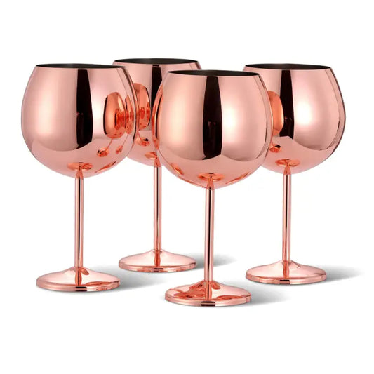 Rose Gold Gin Glass