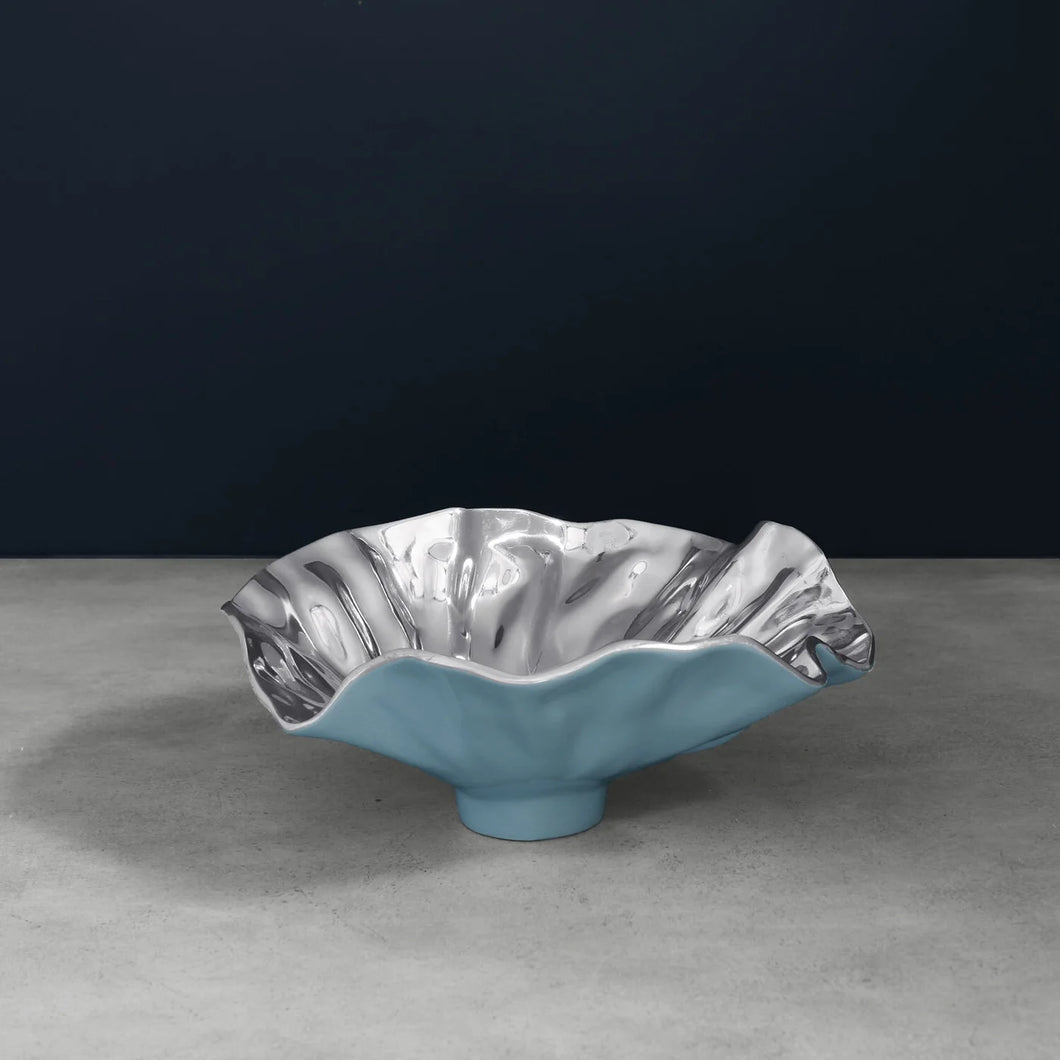 Thanni Bloom Small Bowl - Blue/Silver