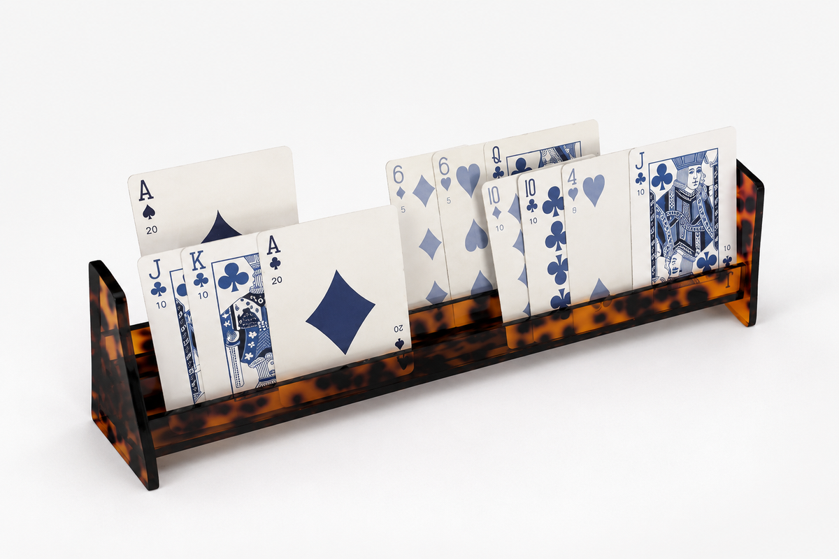 Acrylic Card Rack - Tortoise