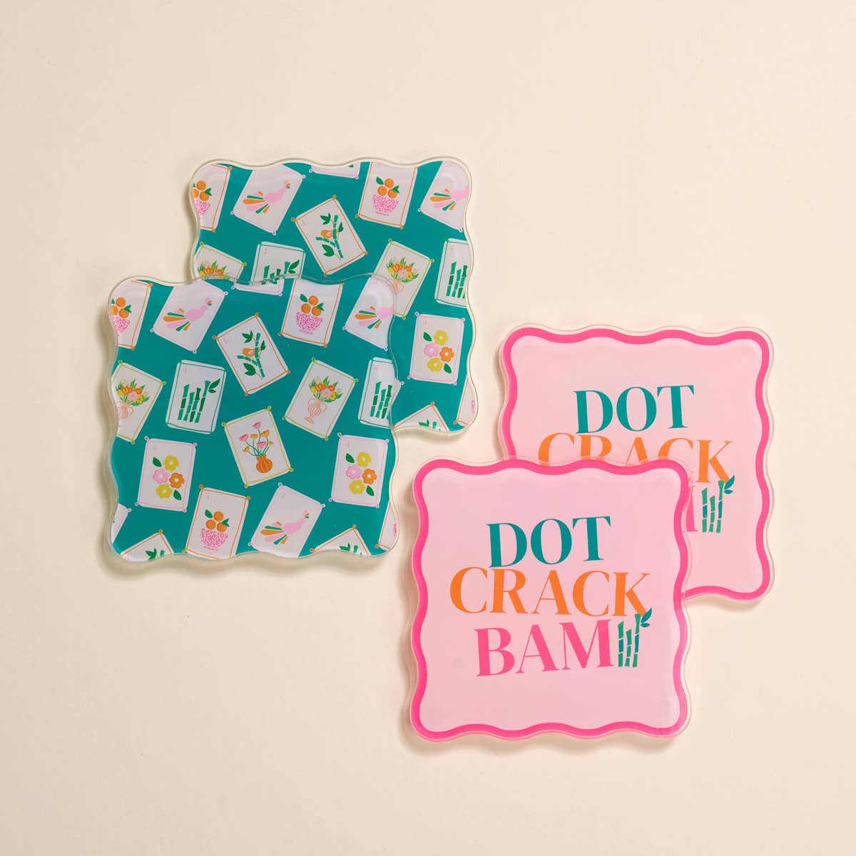 Coaster Set–It's Mahj Time