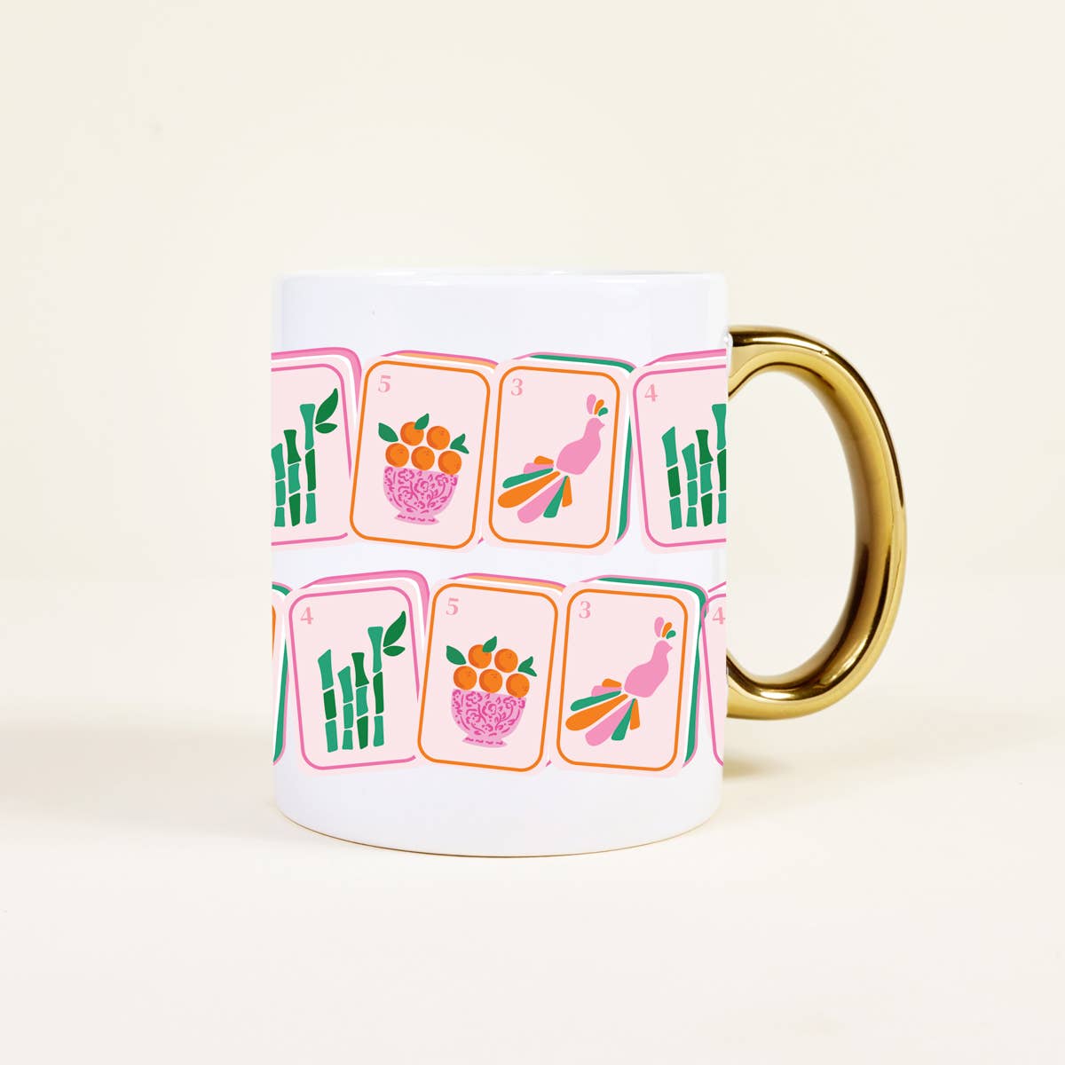 Ceramic Mug–Mahjong Tiles