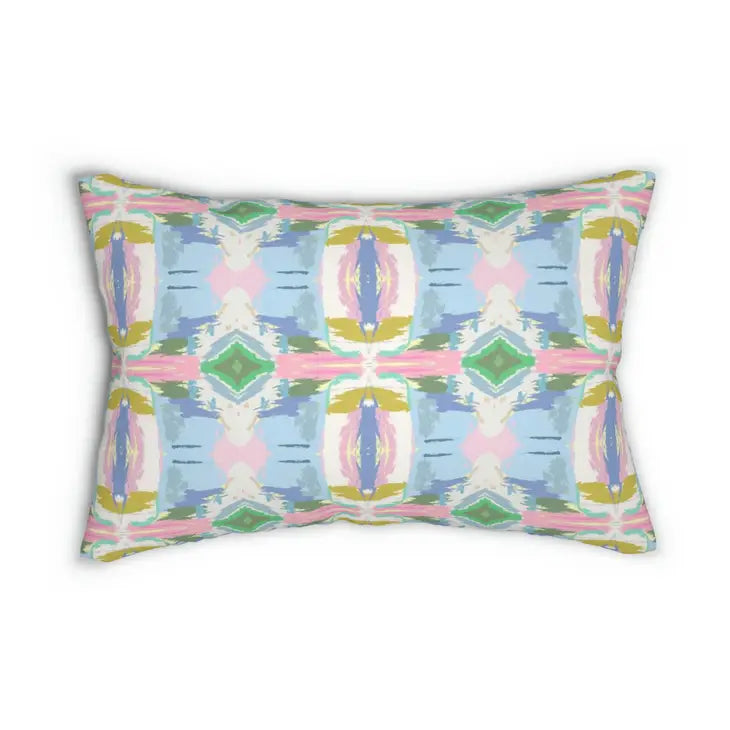 Windsong Lumbar Indoor/Outdoor Pillow (Pastel)