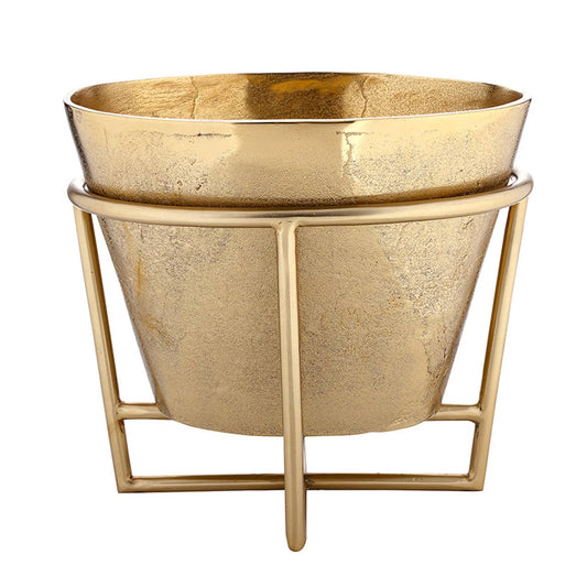 Gold Aluminum Champagne+ Wine Bucket