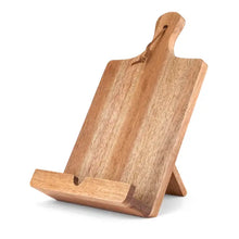 Load image into Gallery viewer, Acacia Wood Cook Book Stand
