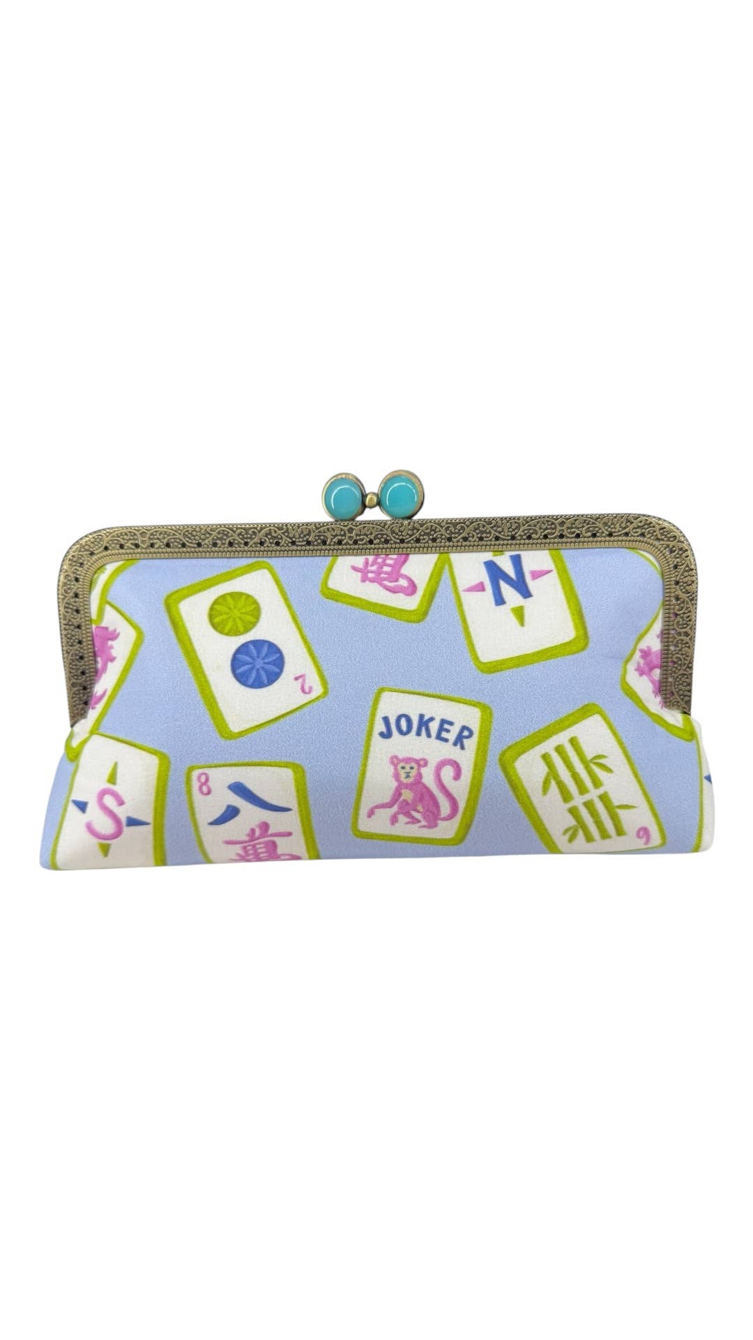 Kiki & Syds MIDI Clutch Purse - Blue