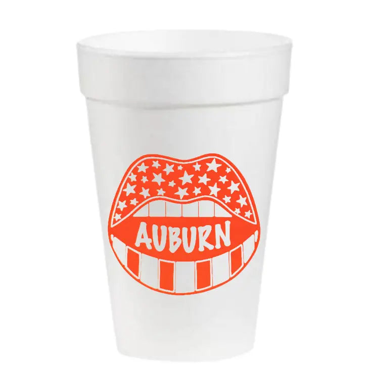 Auburn Game Day Foam Cups
