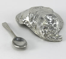 Load image into Gallery viewer, Pewter Oyster Shell Salt Cellar
