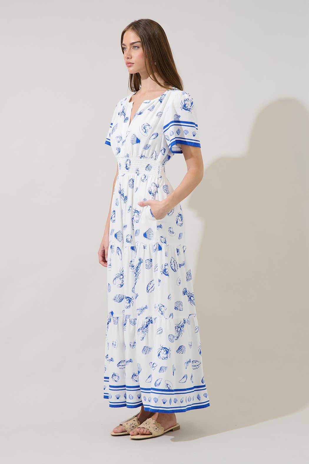 Maxi Dress Sea Tale