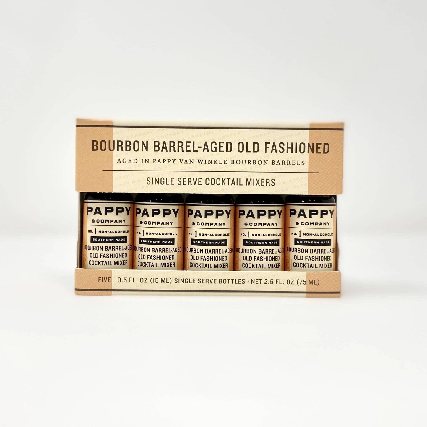 Pappy Van Winkle Bourbon Barrel-Aged Old Fashioned Mix - Single Serve 5 pack